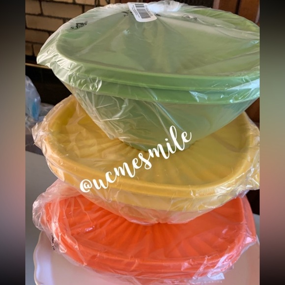 Tupperware Retro Classic Servalier Bowl Tier Set - Picture 3 of 8